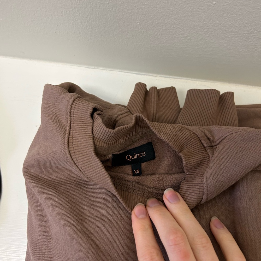 Size XS/S Quince Women's Tan Jogger Set - Picture 3 of 5